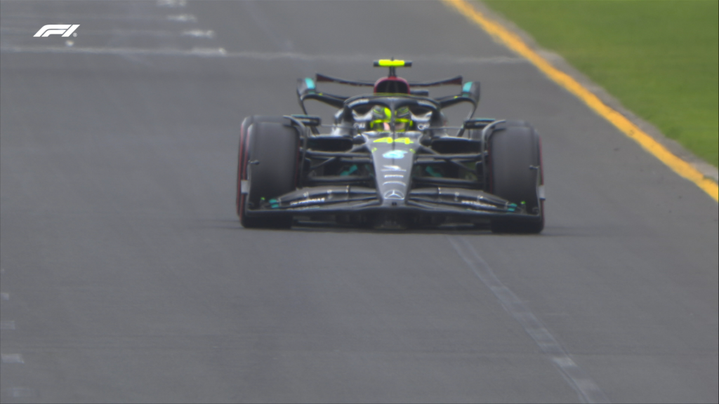 Lewis Hamilton podczas kwalifikacji przed Grand Prix Australii