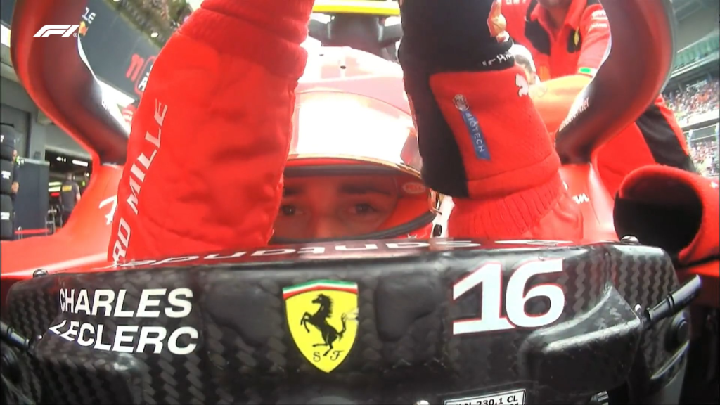 Charles Leclerc po odpadnięciu z kwalifikacji do Grand Prix Hiszpanii